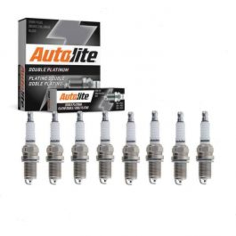 8 pc Autolite Double Platinum Spark Plug for 1994-1997 Dodge Ram 1500 5.2L