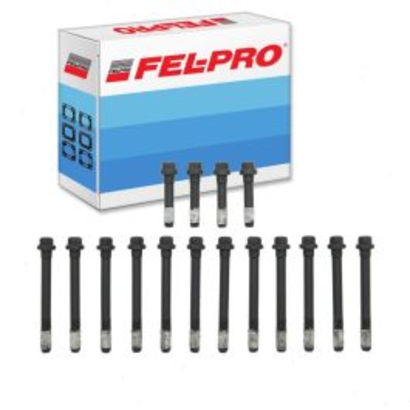 Fel-Pro Engine Cylinder Head Bolt Set for 1987-1991 GMC R3500 7.4L V8