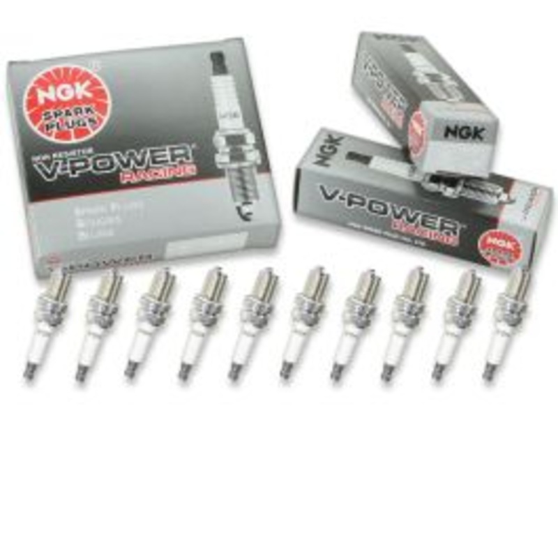 10 pc NGK V-Power Racing 4091 R5671A-7 Spark Plugs