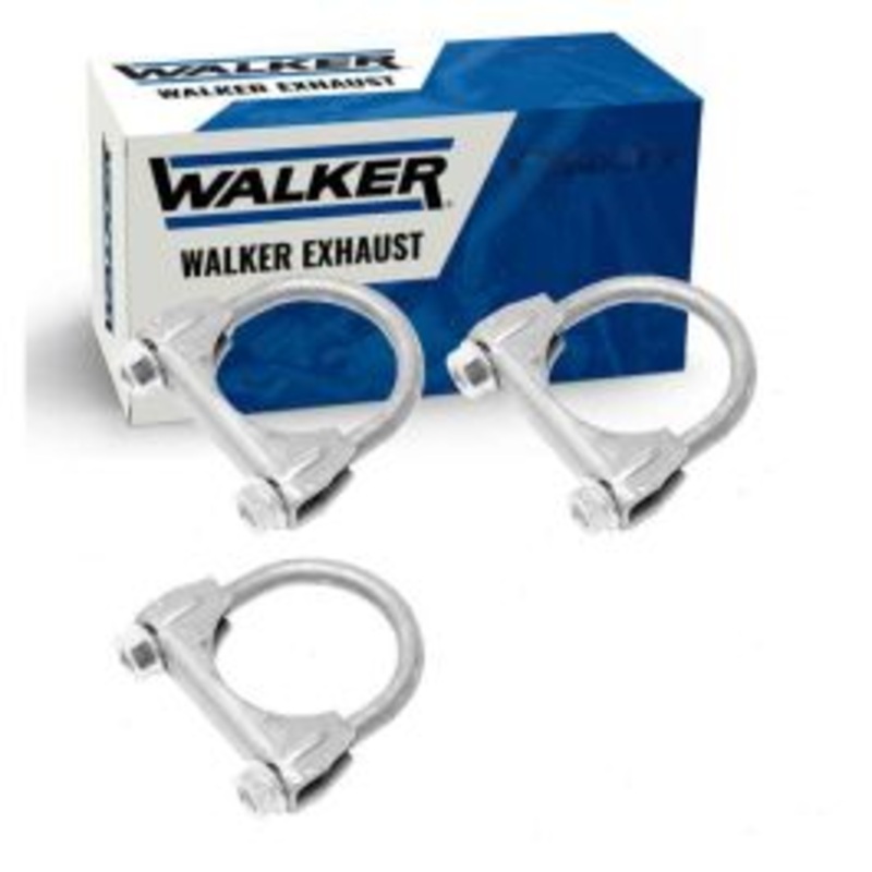 3 pc Walker Exhaust Clamps for 1996-1998 Lincoln Mark VIII 4.6L V8