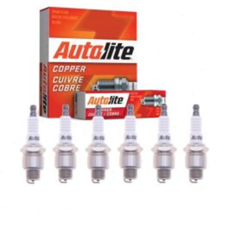 6 pc Autolite Copper Core Spark Plugs for 1953-1954 Ford Club 3.5L 3.6L L6