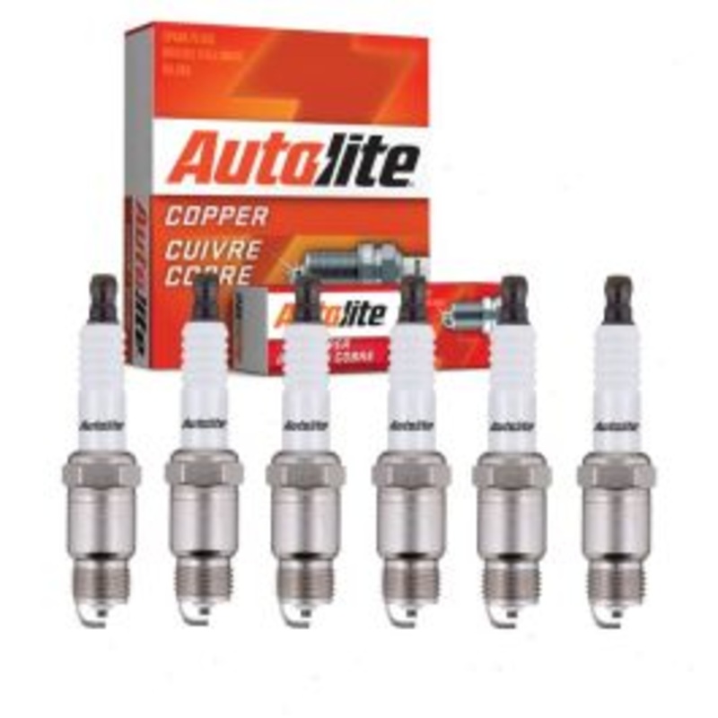 6 pc Autolite Copper Core Spark Plugs for 1976-1984 Chevrolet K10 4.1L L6