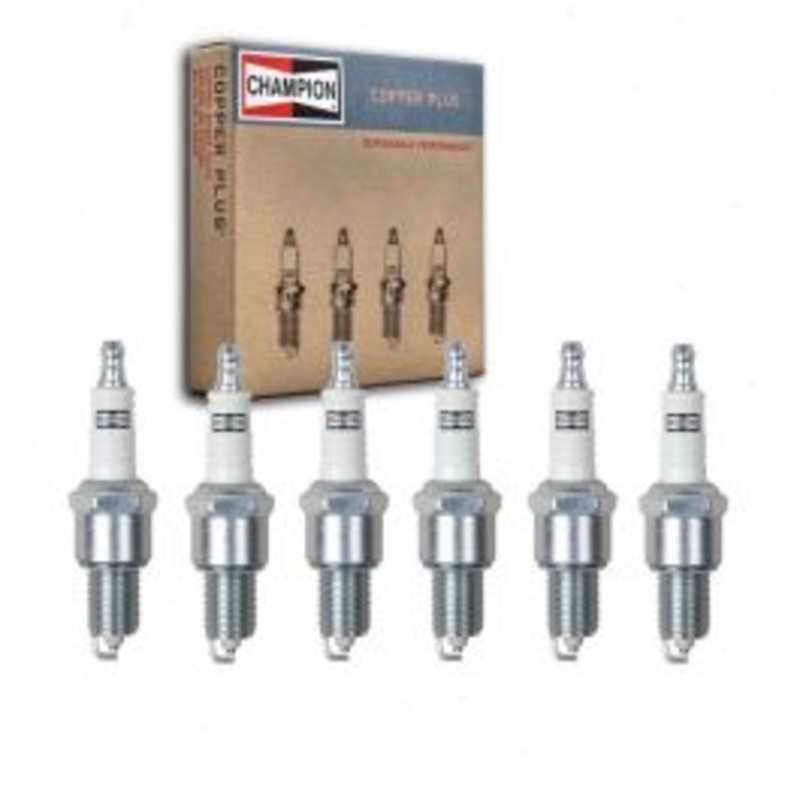 6 pc Champion Copper Plus Spark Plugs for 1978 BMW 633CSi