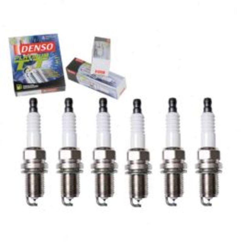 6 pc DENSO Platinum TT Spark Plugs for 2000-2004 Toyota Tundra 3.4L V6
