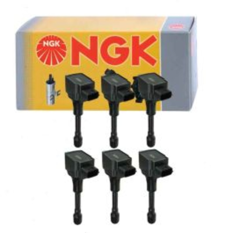 6 pc NGK Ignition Coils for 2014-2019 Infiniti Q70 5.6L V8
