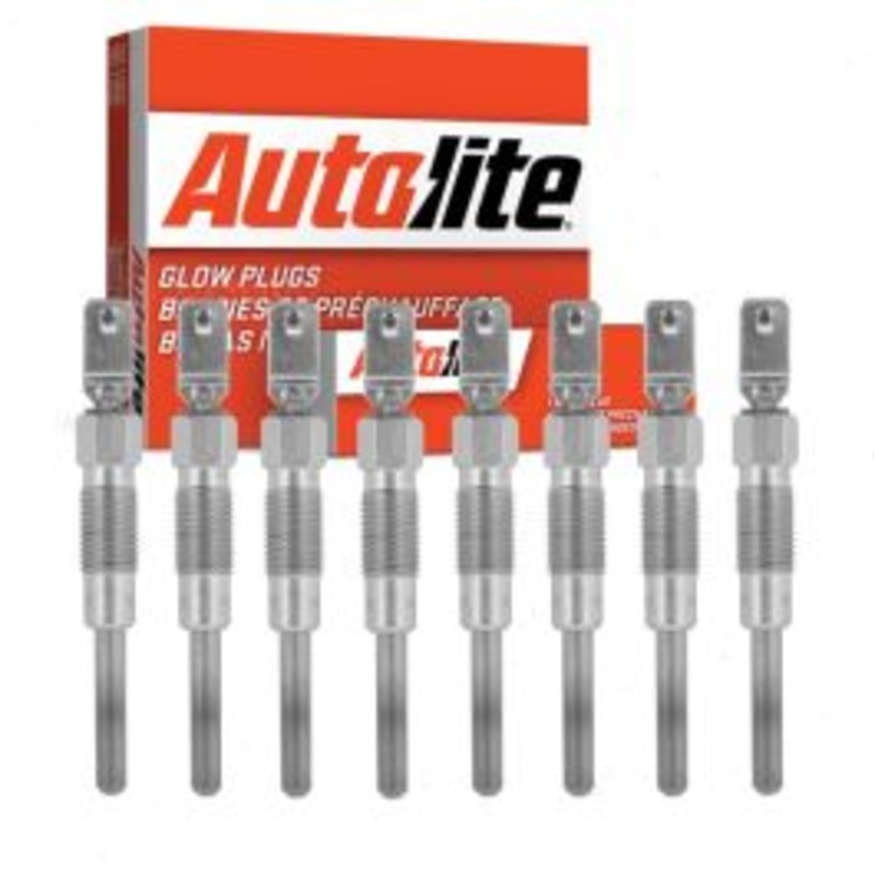 8 pc Autolite Diesel Glow Plugs for 1980-1981 GMC C1500 Suburban