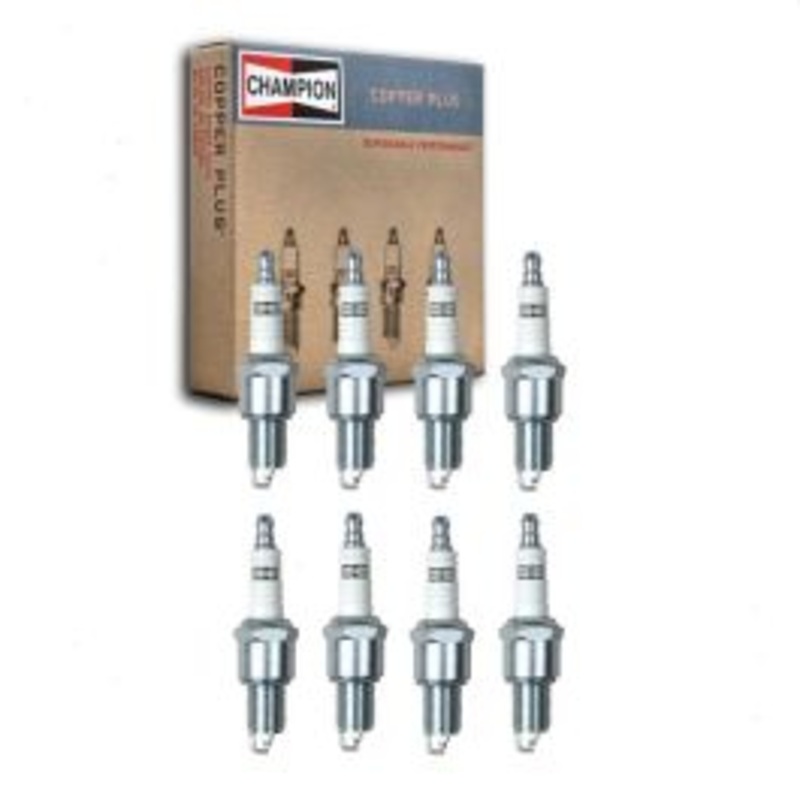 8 pc Champion Copper Plus Spark Plugs for 1973-1980 Dodge CB300 5.2L 5.9L V8