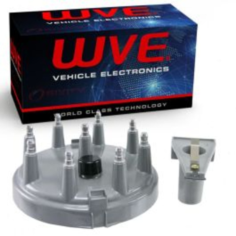 Wells WVE Distributor Cap & Rotor Kit for 1977-1985 Lincoln Continental Mark V Mark VI Mark VII Town Car Versailles 5.0L 5.8L 6.6L 7.5L V8