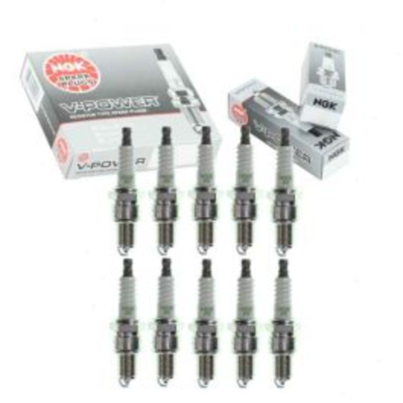 10 pc NGK V-Power 6427 BPR6EY Spark Plugs