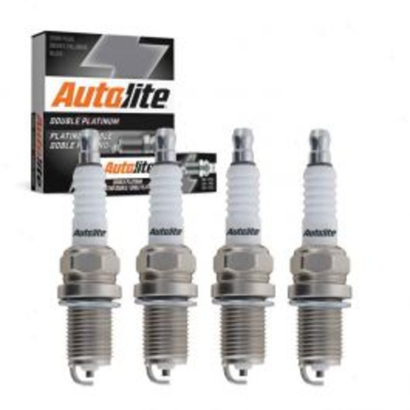 4 pc Autolite Double Platinum Spark Plug for 2003-2010 Pontiac Vibe 2.4L L4