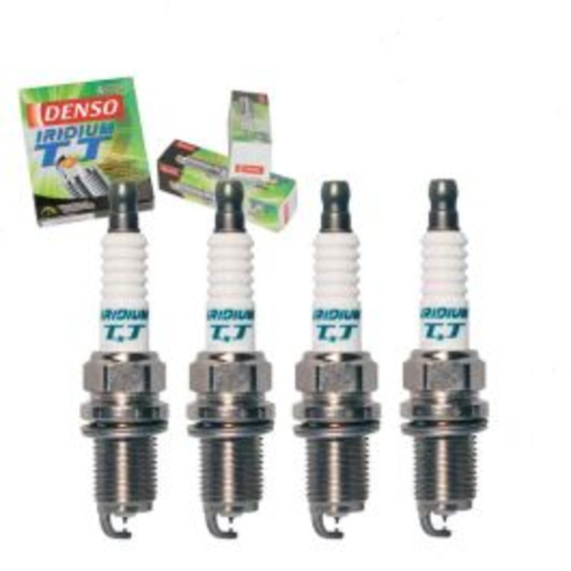 4 pc DENSO Iridium TT Spark Plugs for 1990-1996 Mitsubishi Eclipse 2.0L L4