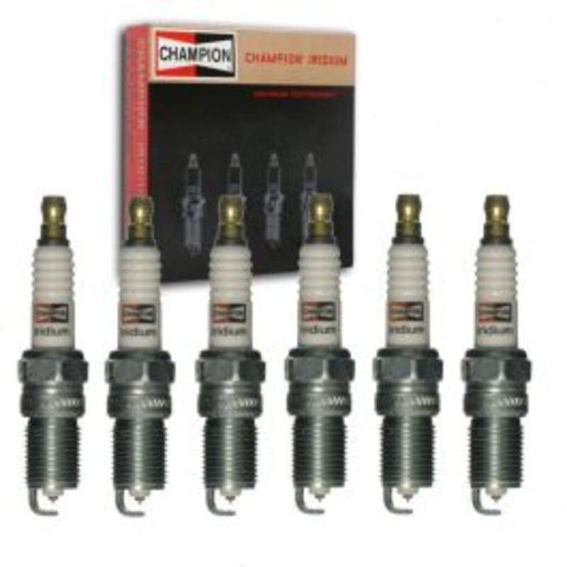 6 pc Champion Iridium Spark Plugs for 1986-2005 Buick LeSabre 3.0L 3.8L V6