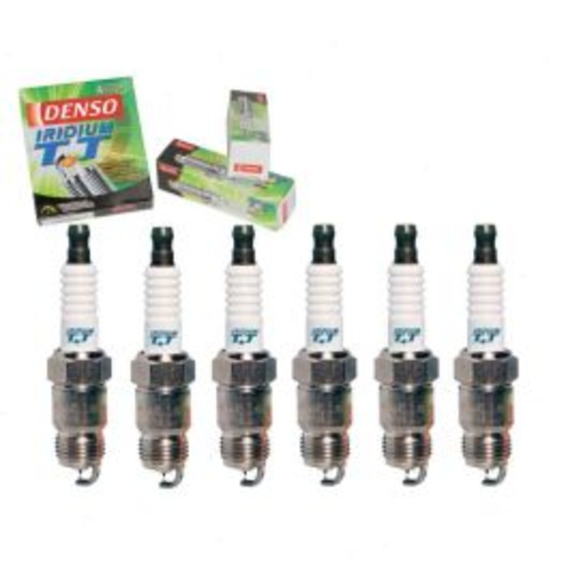 6 pc DENSO Iridium TT Spark Plugs for 1991-1995 GMC Sonoma 2.8L 4.3L V6