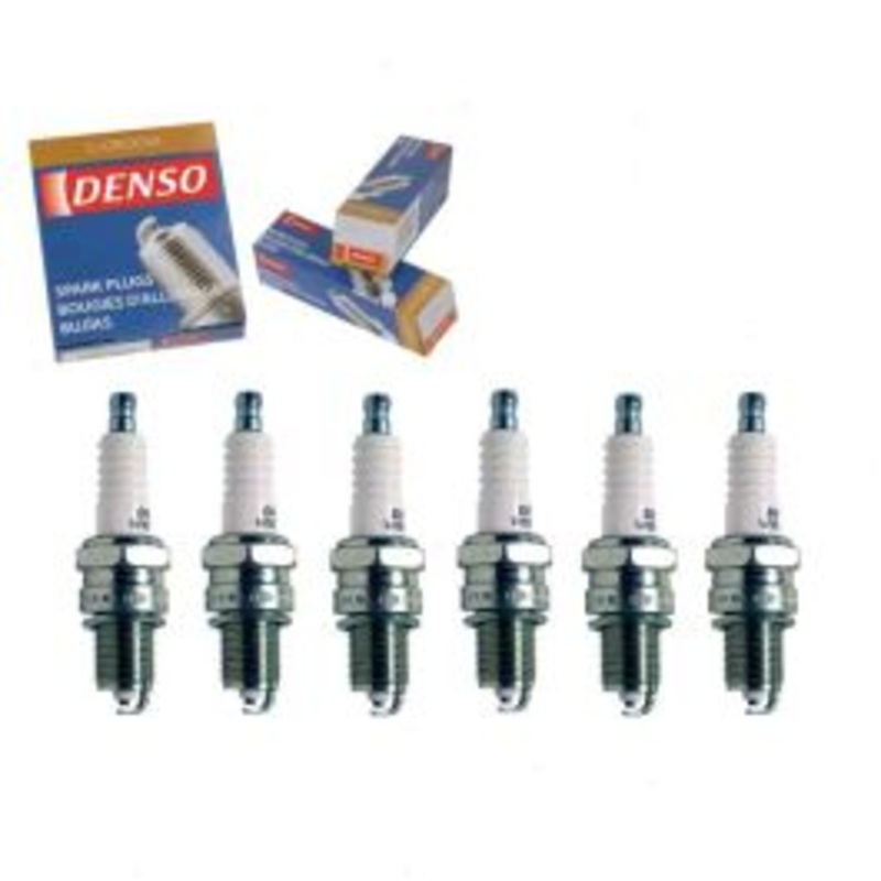 6 pc DENSO Standard U-Groove Spark Plugs for 1964-1966 GMC G1000 Series 3.8L L6