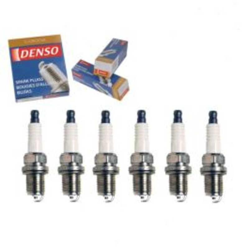 6 pc DENSO Standard U-Groove Spark Plugs for 1998-2000 Isuzu Amigo 3.2L V6