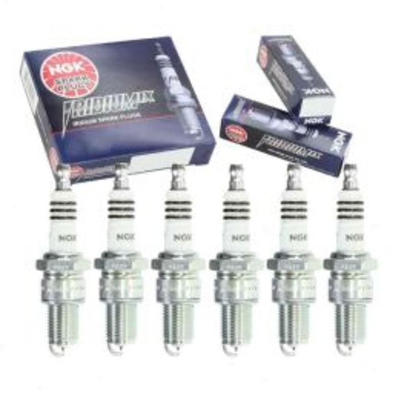 6 pc NGK Iridium IX Spark Plugs for 1972-1987 Jaguar XJ6 4.2L L6