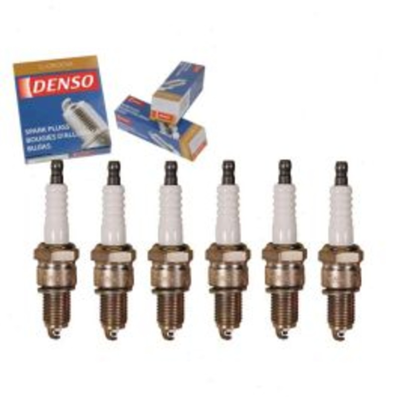6 pc DENSO Standard U-Groove Spark Plugs for 1969-1971 International MA1200 3.8L L6