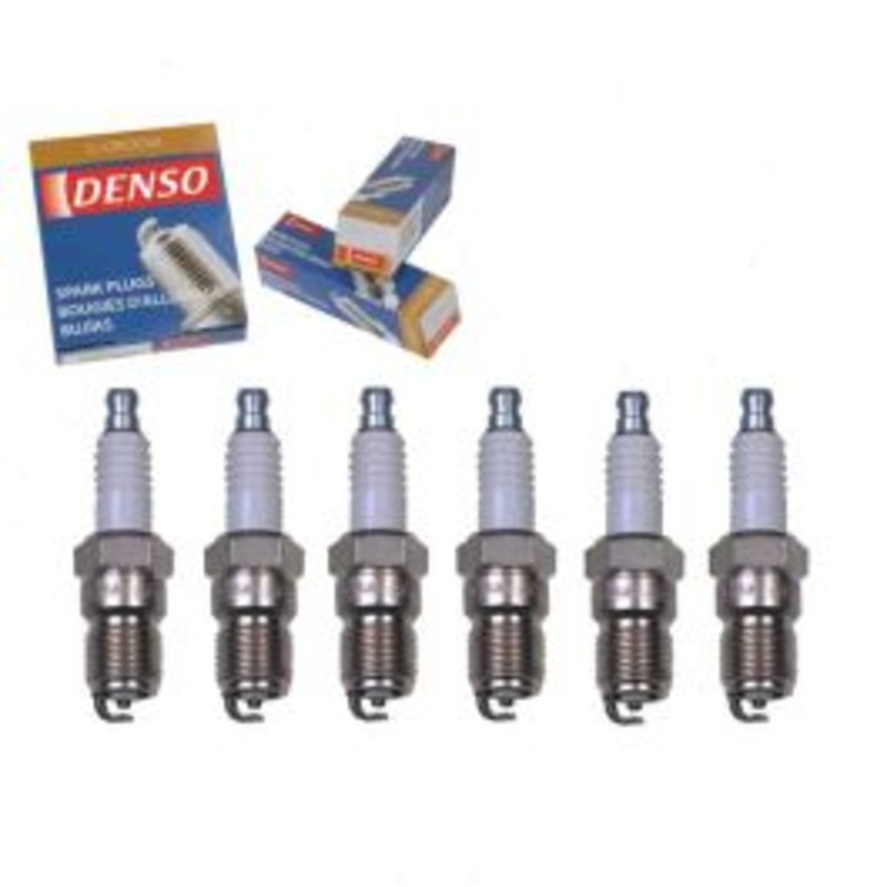 6 pc DENSO Standard U-Groove Spark Plugs for 1990-2008 Ford Ranger 3.0L 4.0L V6