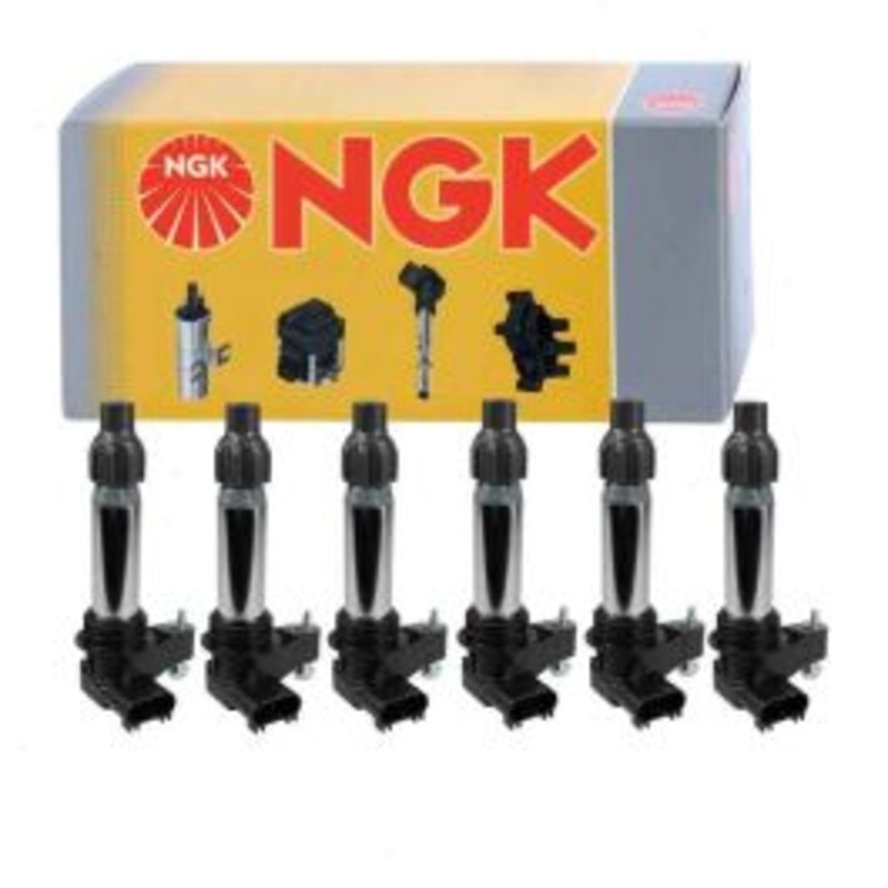 6 pc NGK Ignition Coils for 2010-2011 Saab 9-5 2.8L V6