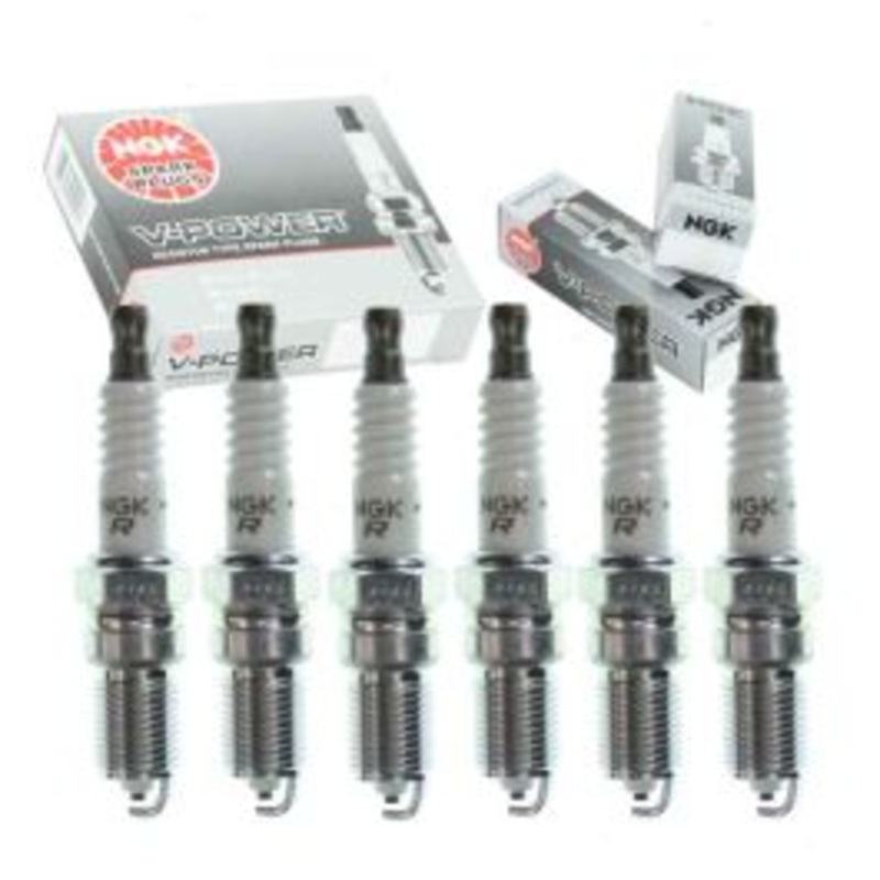 6 pc NGK V-Power 4177 TR6 Spark Plugs