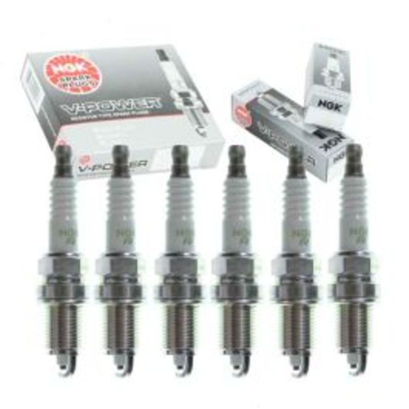 6 pc NGK V-Power Spark Plugs for 1981-1987 Jeep J10 4.2L L6