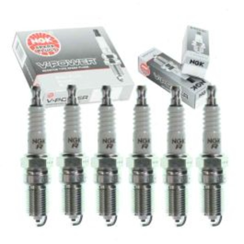6 pc NGK V-Power Spark Plugs for 1986-1987 Buick Electra 3.8L V6