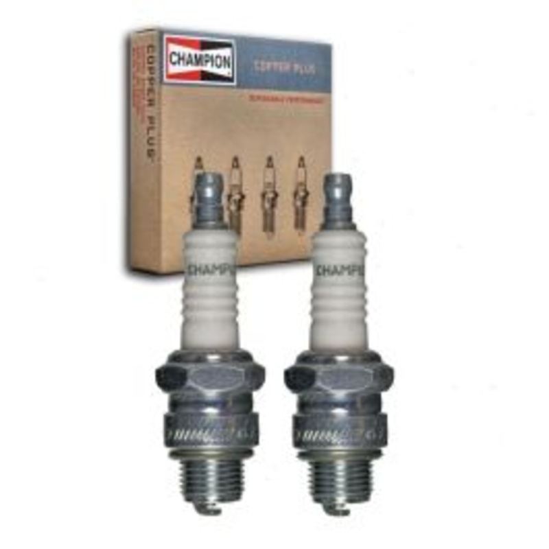 2 pc Champion Copper Plus Spark Plugs for 1953-1956 Marathon Pirate 0.8L H2