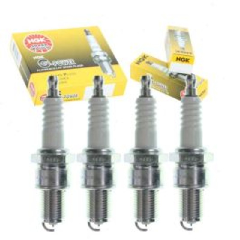 4 pc NGK G-Power Spark Plugs for 1985-1989 Subaru GL-10 1.8L H4