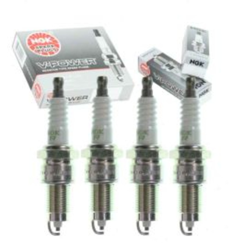 4 pc NGK V-Power Spark Plugs for 1977-1978 American Motors Gremlin 2.0L L4