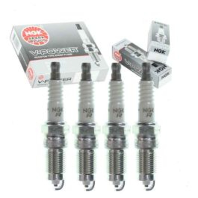 4 pc NGK V-Power Spark Plugs for 1983-1988 Ford EXP 1.6L 1.9L L4