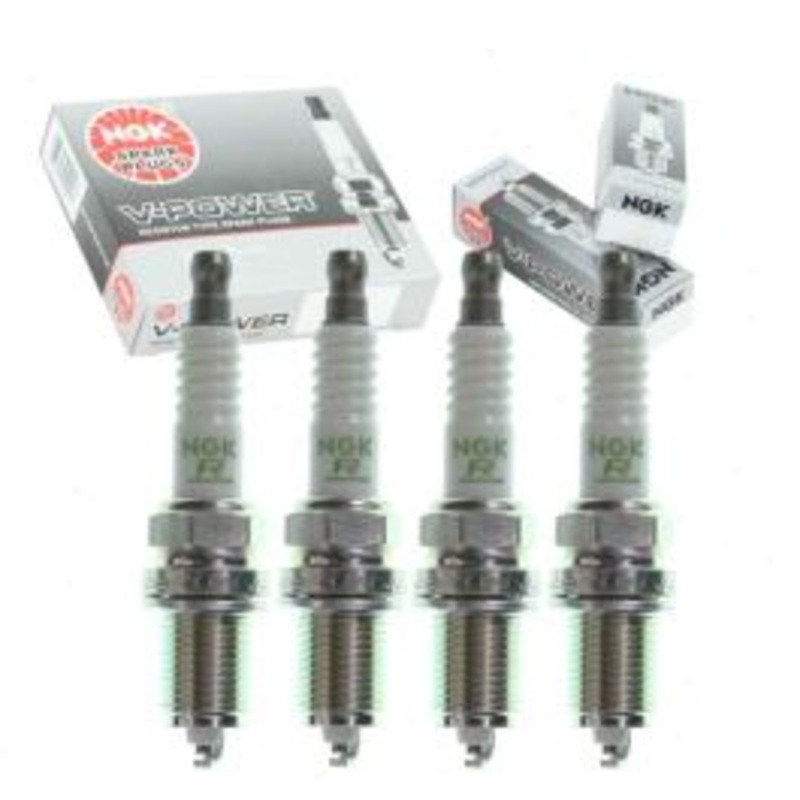 4 pc NGK V-Power Spark Plugs for 1993-1997 Toyota Corolla 1.6L 1.8L L4