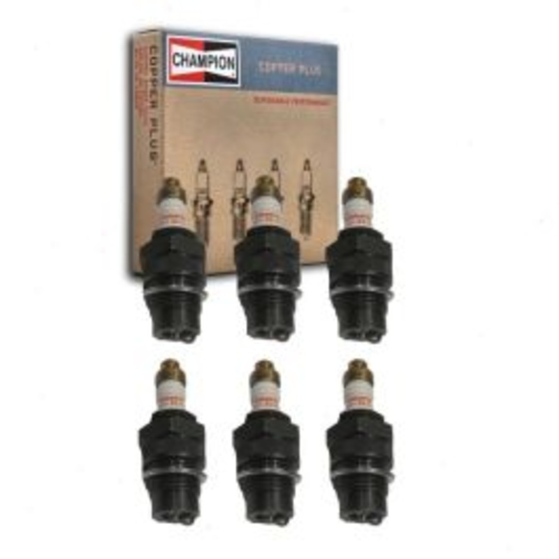 6 pc Champion Copper Plus 429 3X Spark Plugs