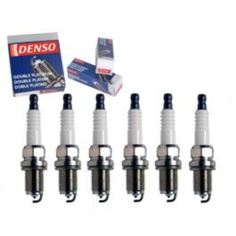 6 pc DENSO Double Platinum Spark Plugs for 1995-1998 Dodge B1500 3.9L V6