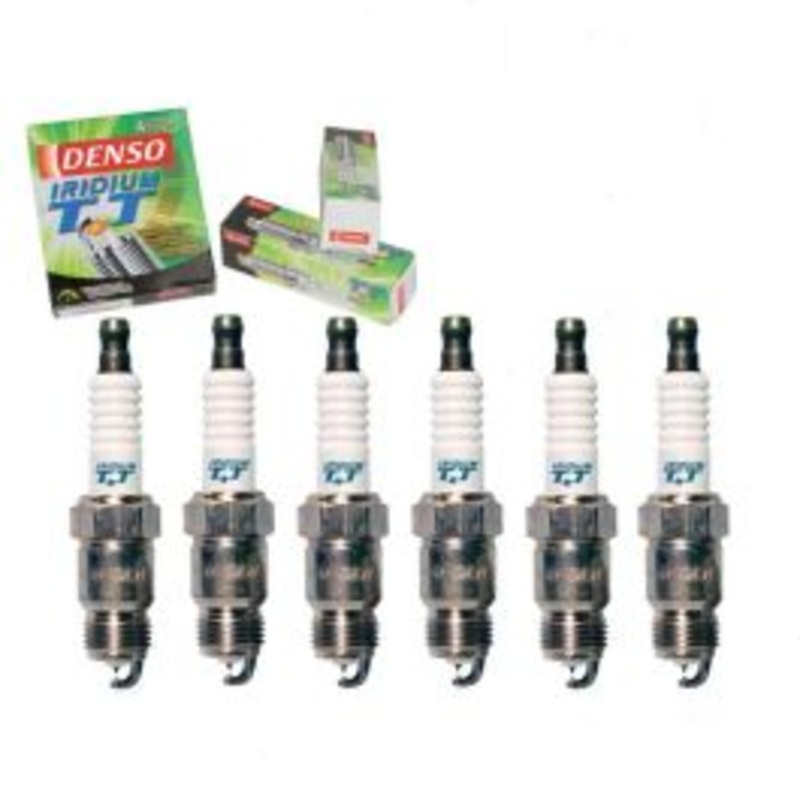 6 pc DENSO Iridium TT Spark Plugs for 1970-1974 GMC K15 K1500 Pickup 4.1L L6