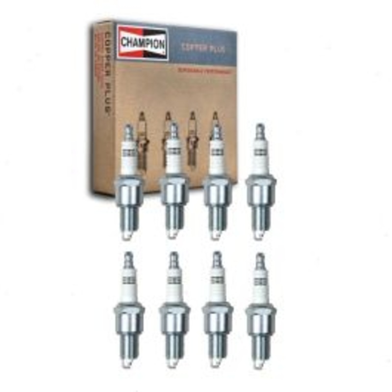 8 pc Champion Copper Plus Spark Plugs for 1981-1985 Dodge W350 5.2L 5.9L V8