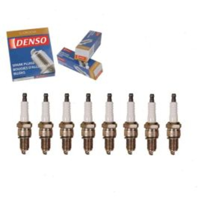8 pc DENSO Standard U-Groove Spark Plugs for 1972-1975 Plymouth Road Runner 5.2L V8