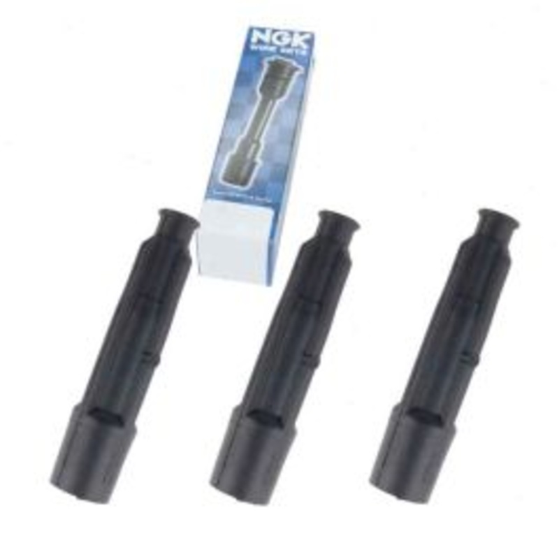 3 pc NGK Ignition Coil Boots for 1994-1997 Mercedes-Benz C280 2.8L L6