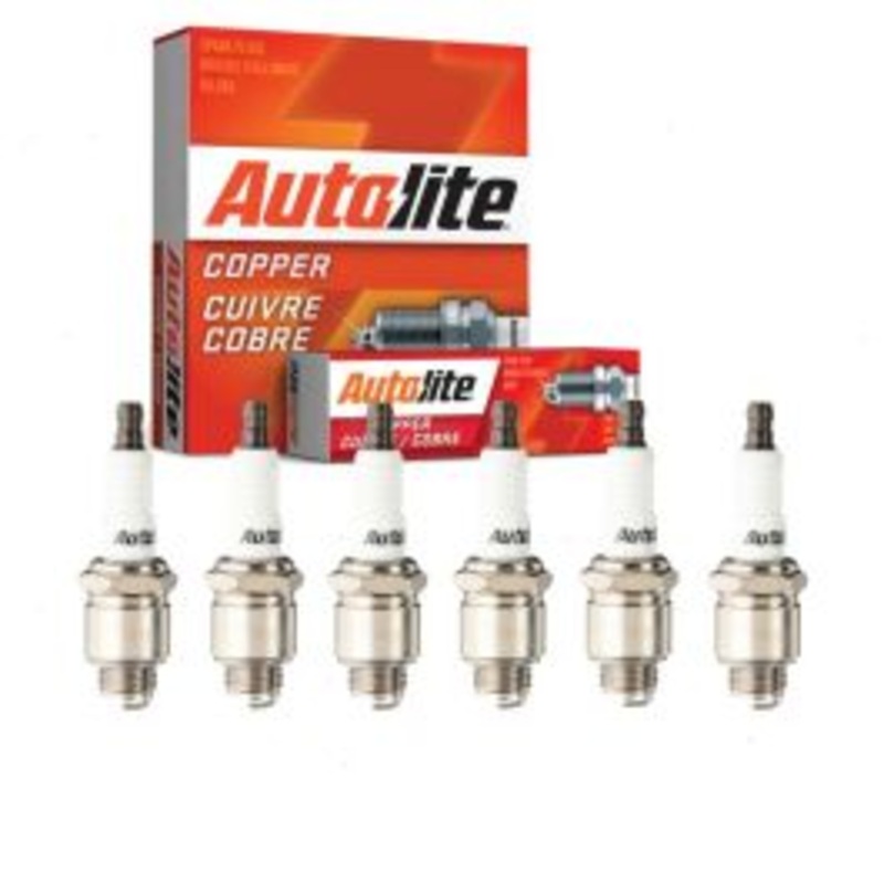 6 pc Autolite Copper Core Spark Plugs for 1953 Kaiser Carolina