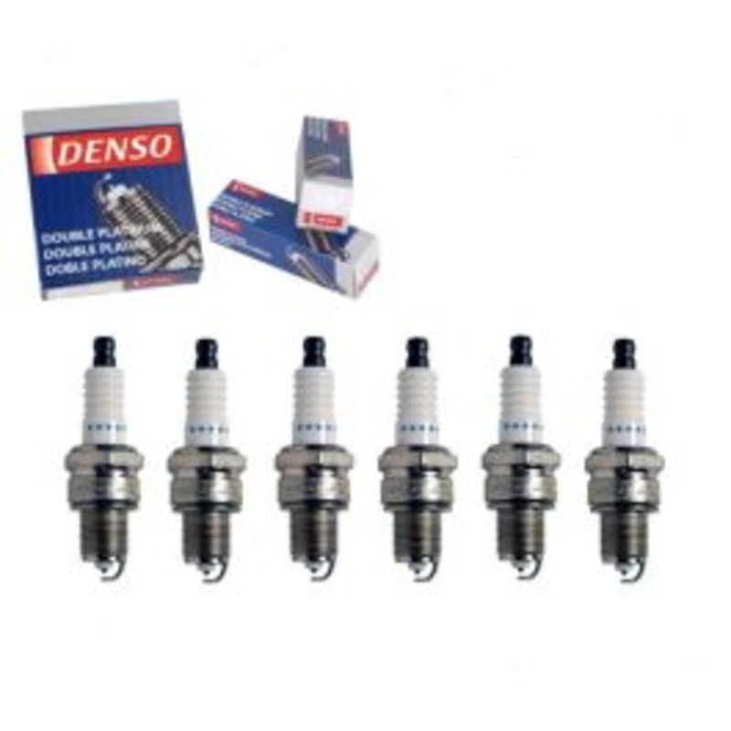 6 pc DENSO Double Platinum Spark Plugs for 1968-1971 BMW 2500 2.5L L6