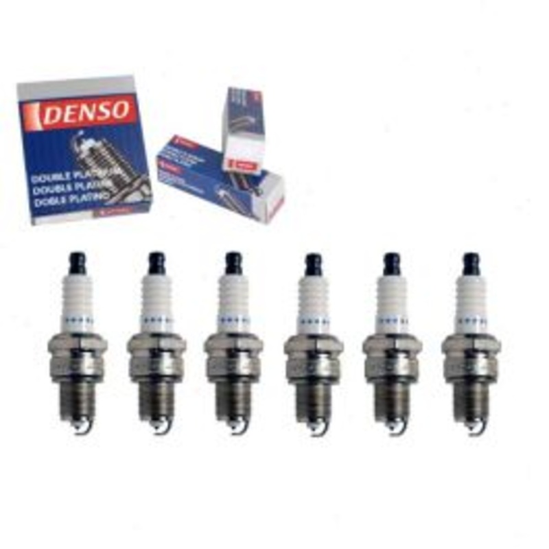 6 pc DENSO Double Platinum Spark Plugs for 1987-1988 Dodge Mini Ram 3.0L V6