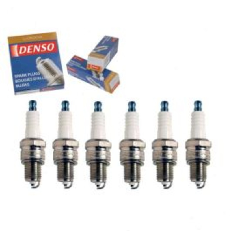 6 pc DENSO Standard U-Groove Spark Plugs for 1967 Mercedes-Benz 250SL 2.5L L6