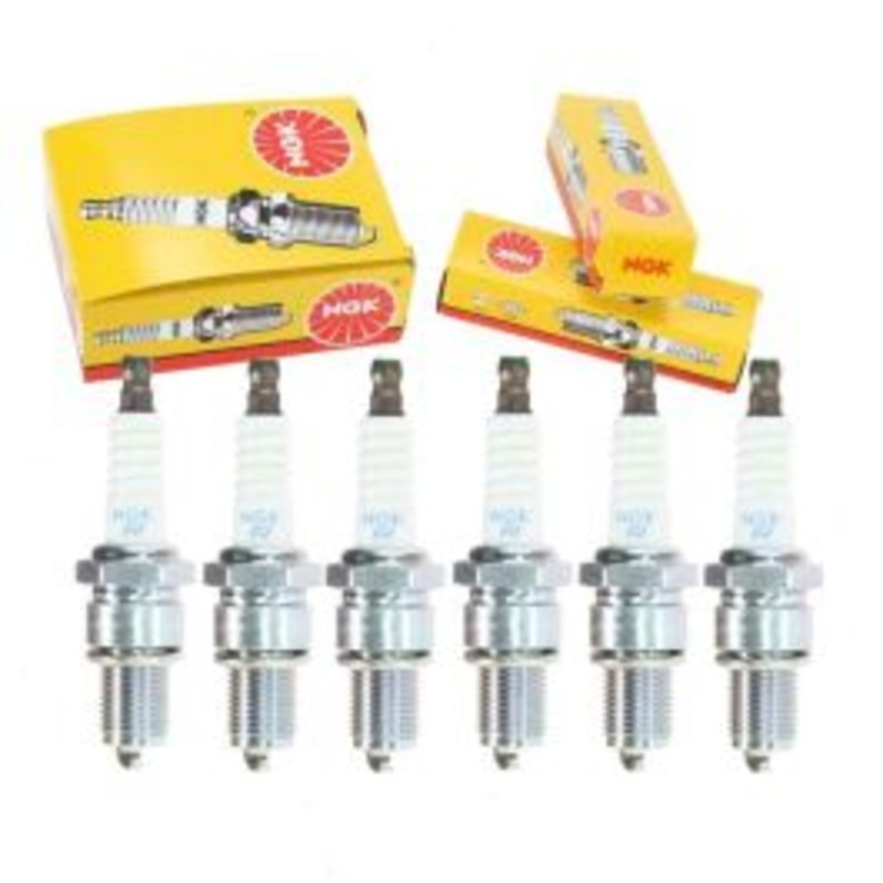 6 pc NGK Standard Spark Plugs for 1970-1977 American Motors Gremlin 3.3L 3.8L 4.2L L6