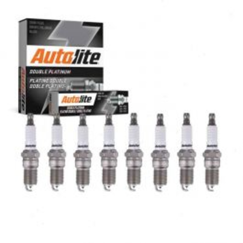 8 pc Autolite Double Platinum Spark Plug for 1993-1995 Cadillac DeVille 4.9L