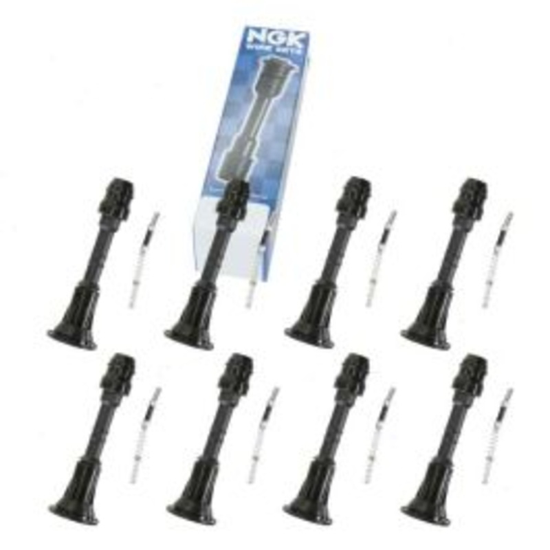 8 pc NGK Ignition Coil Boots for 2012-2014 Nissan NV2500 5.6L V8