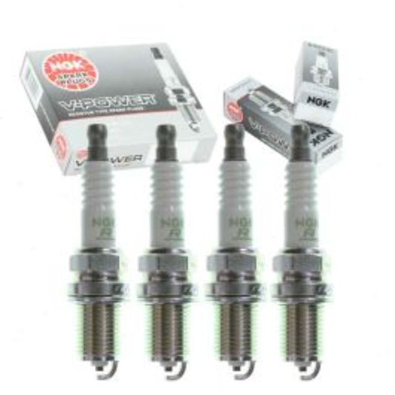 4 pc NGK V-Power Spark Plugs for 1998-2010 Subaru Forester 2.5L H4