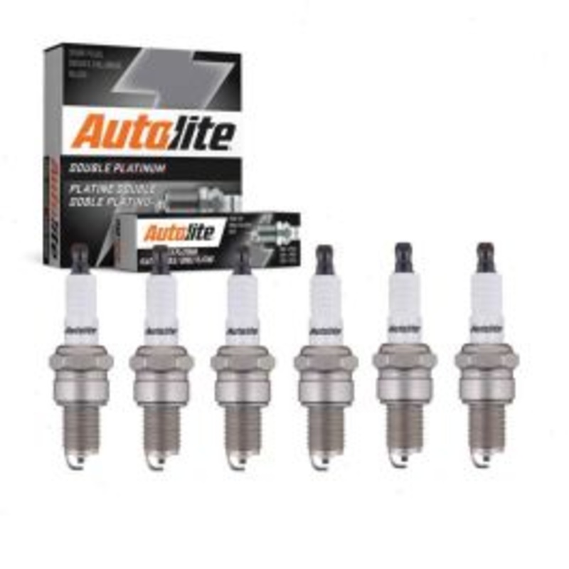 6 pc Autolite Double Platinum Spark Plug for 1965-1966 Studebaker Cruiser