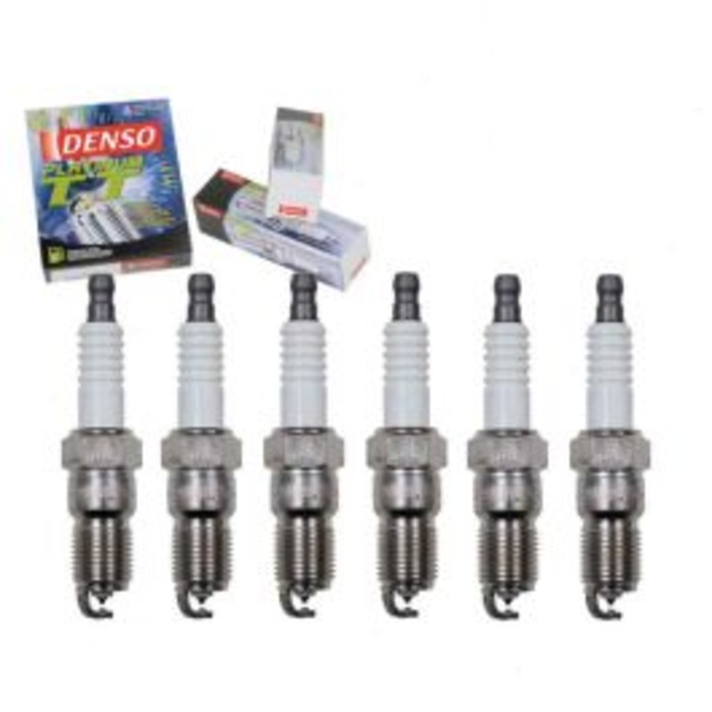 6 pc DENSO Platinum TT Spark Plugs for 1986-1998 Buick Skylark 3.0L 3.1L 3.3L V6
