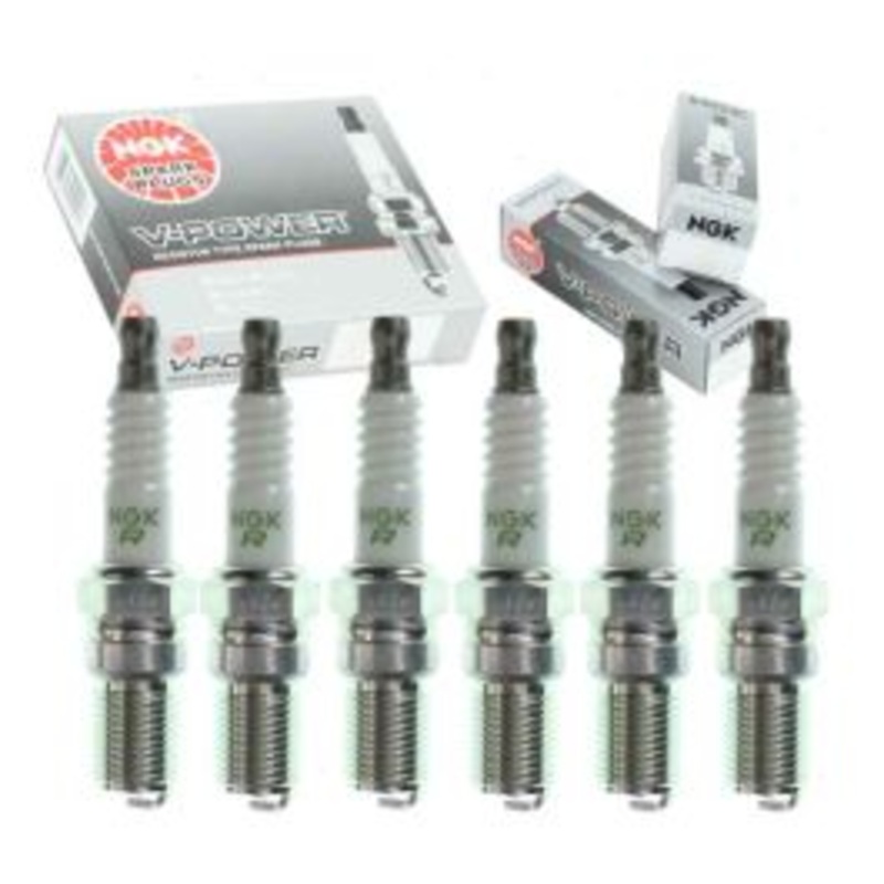 6 pc NGK V-Power 3177 BR6EF Spark Plugs