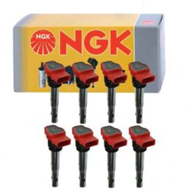 8 pc NGK Ignition Coils for 2008-2012 Audi S5 4.2L V8