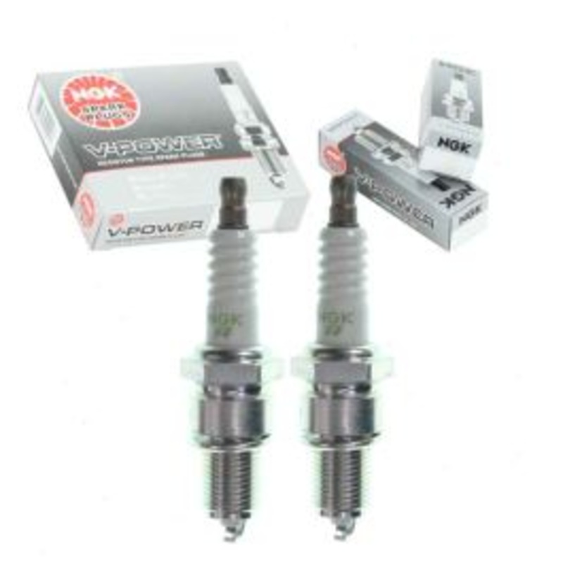2 pc NGK V-Power 6261 BPR6EY-11 Spark Plugs